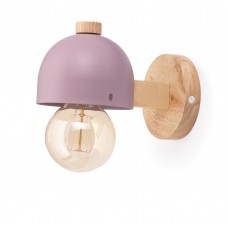 Бра White Mushroom wood violet